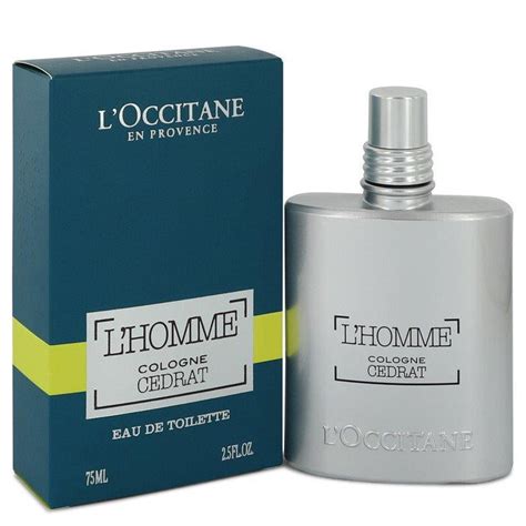 l'occitane perfume for men packaging.